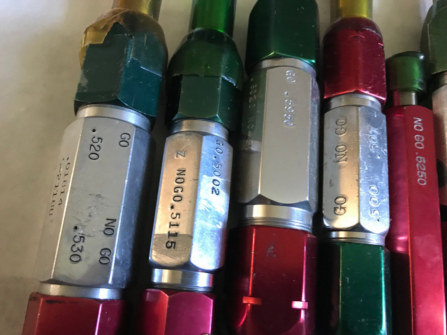 Lot Plug Gage Go Nogo Van Keuren .6020,5950,5660,5600,5960,6025,5150,5170,Es