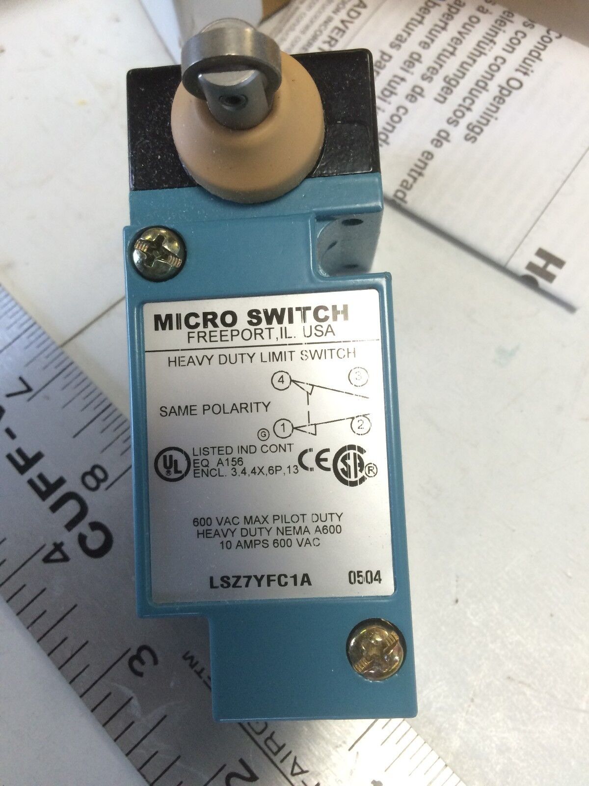 New Honeywell Lsz7yfc1a Micro-Switch Limit Switch Lsz7yfc1a,Dc