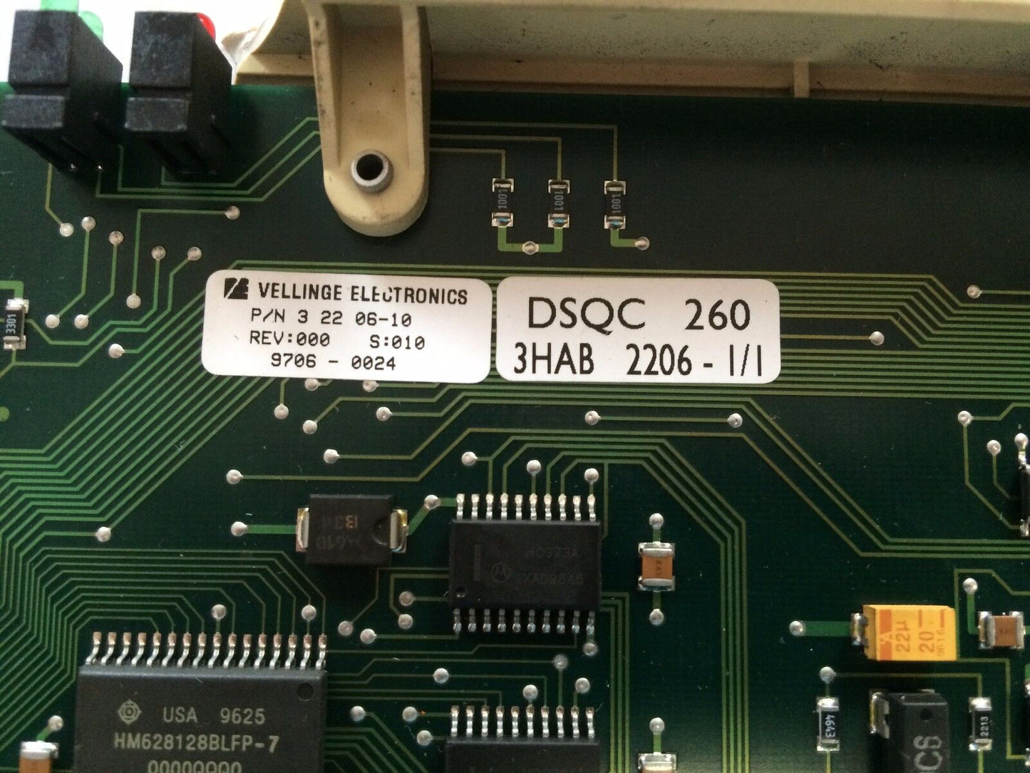 Siemen Abb Dsqc-260 3Hab 2206-1/1, 3Hab 2206-0/2 (Plastic Is Damaged),Cz