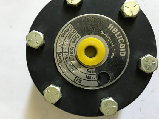 New Helicoid 100Ha,316Ss,100H A F Diaphragm Seal 1/4" Upper Steel 1/2" Lower,Ep