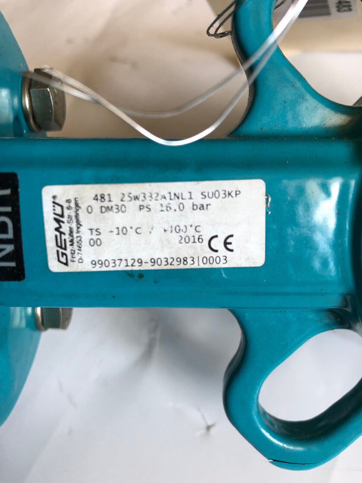 New Gemu Sc00030-6U Pnuematic Actuator,F05f07-N-Ds-14Az,788 Zl 22,481,Dm30,Aa
