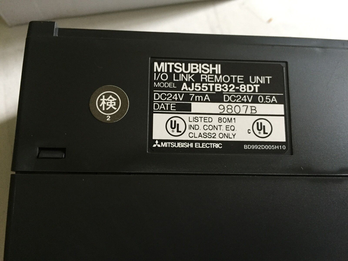 New Mitsubishi Aj55tb32-8Dt, I/O Link Remote Unit, 4 Dcsink In 4 Dcsink O ,Se