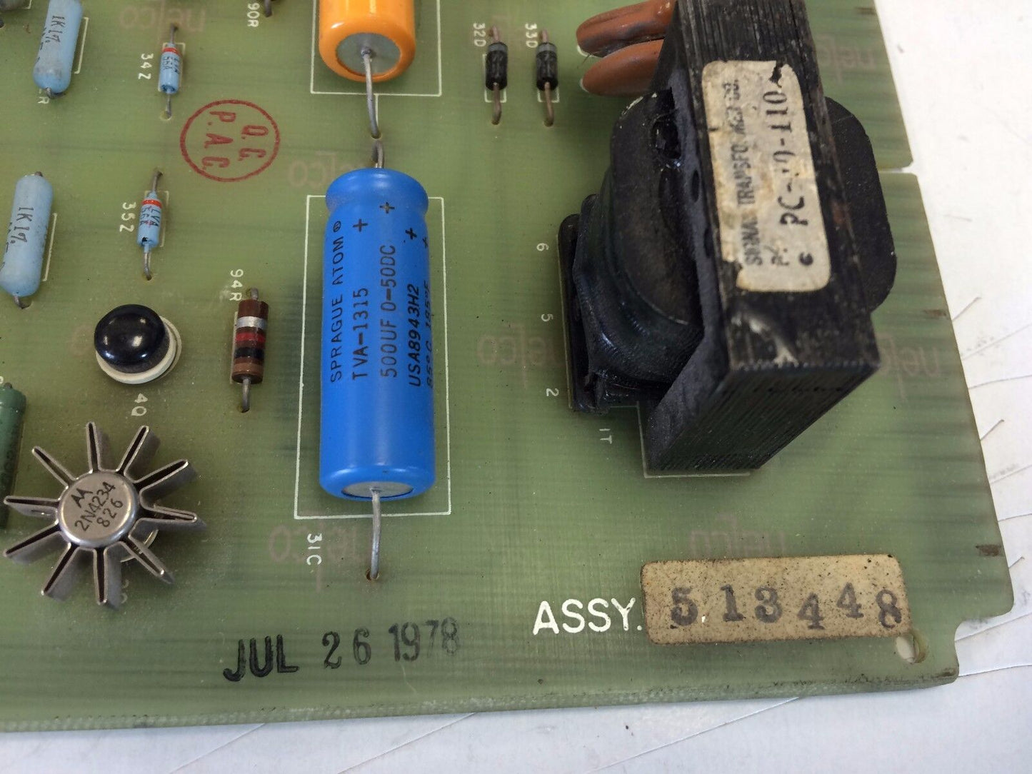Ps 1100 ,Comp 513-448  ,Ps Iioo, Comp No.  413-057,513448 Board, Cv,Eq,Cu