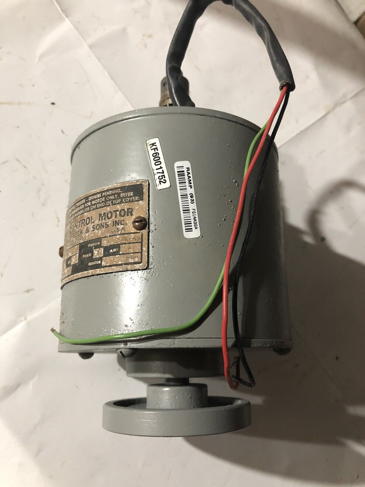 Beck 14-1740-21 Actuator Motor 14-9940-02,Beck Control Motor 14-1740-21,To