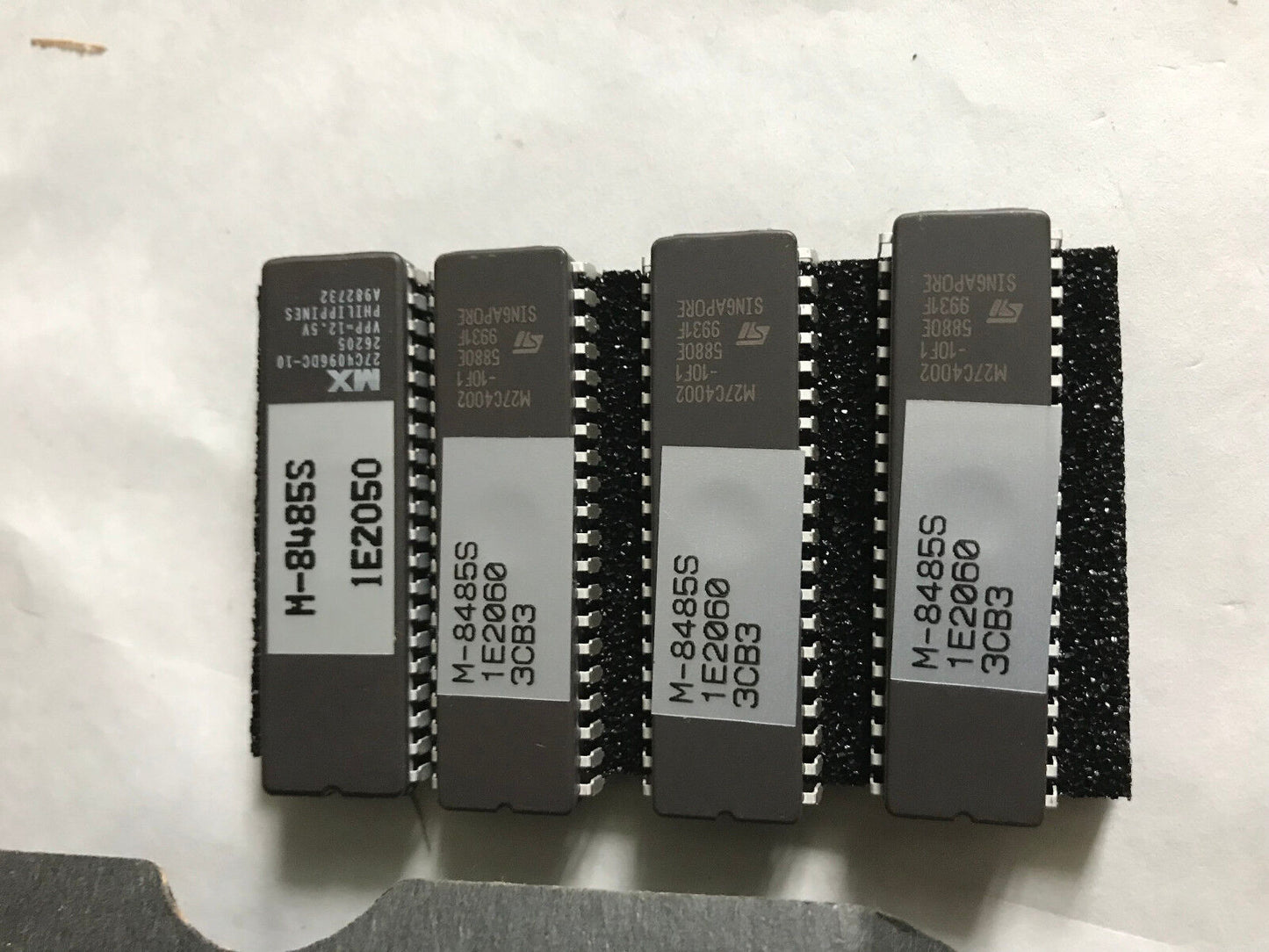 New Lot Of (3) 1E2060 & (1) 1E2050 Sato Maxi Code Chips Mx M-8485S,Mx27c4002 ,Aa