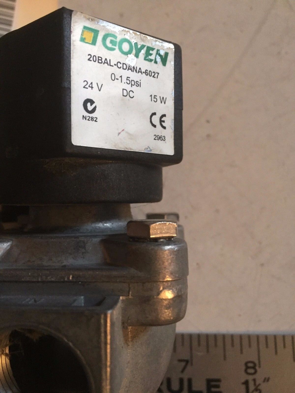 New Goyen 20Bal-Cdana-6027 3/4" Npt Controls Solenoid Valve 24 Vdc 15W 0-1.5Psi