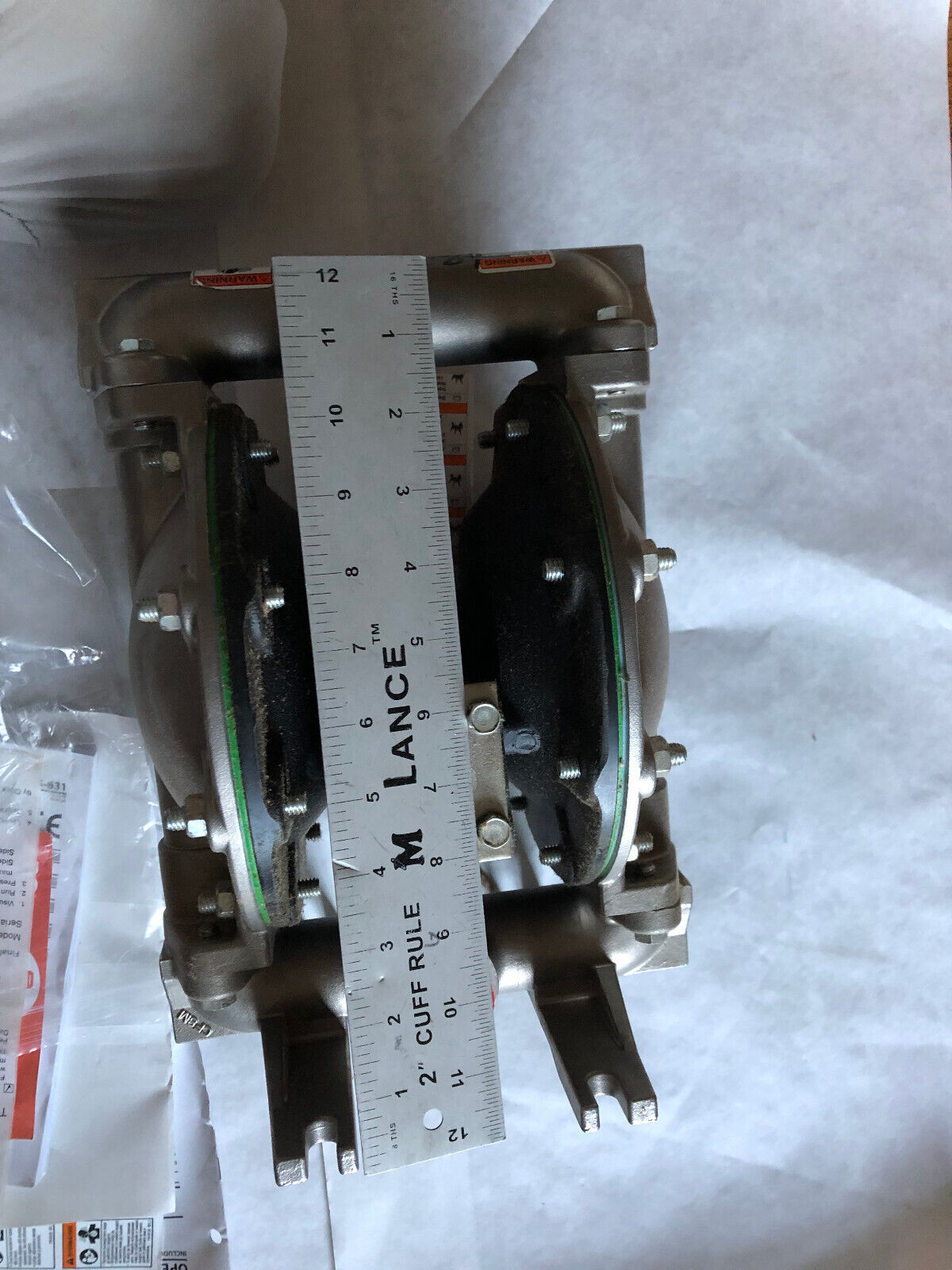 New Aro 666101-244-C 1" Metal Diaphragm Pump. 120Psig,66610T-244-C,666101 244,Al