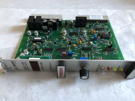 New Sames 63-1400-01 Powder Bsc-100 Rev.F Speed Control Card 72-1386-00,Fi