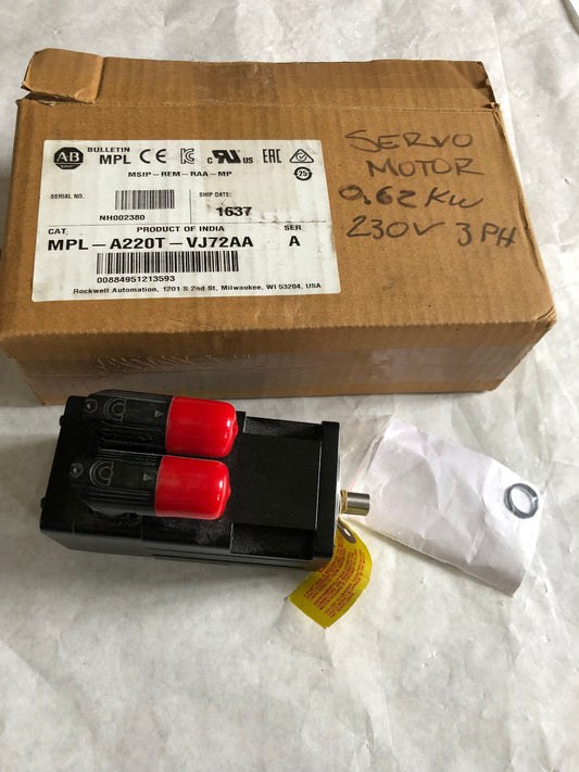 New Allen Bradley Mpl-A220t-Vj72aa Kinetix Servo Motor,Mpla220tvj72aa,Ay