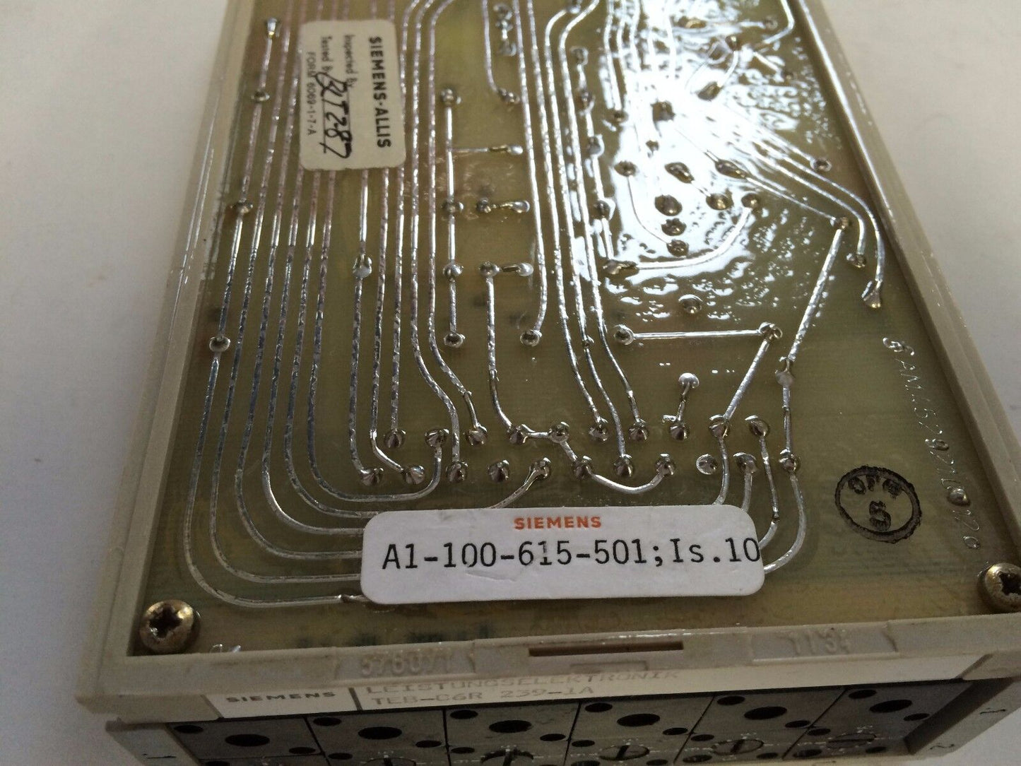 Siemens Am452921d012 Allis Regulator Siemens A1-100-615-501,Teb-C6r 239-1A,Ej
