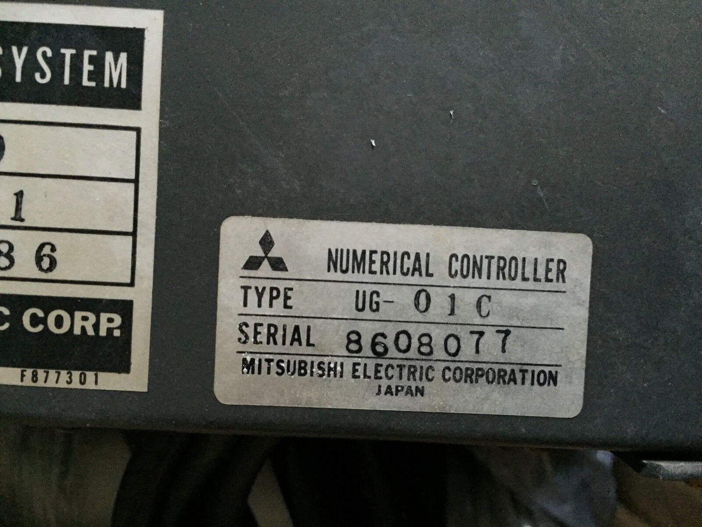 Mitsubishi Meldas-M0,Ug-01C,Meldas-Mo,Ug-O1c Numerical Control System,Be