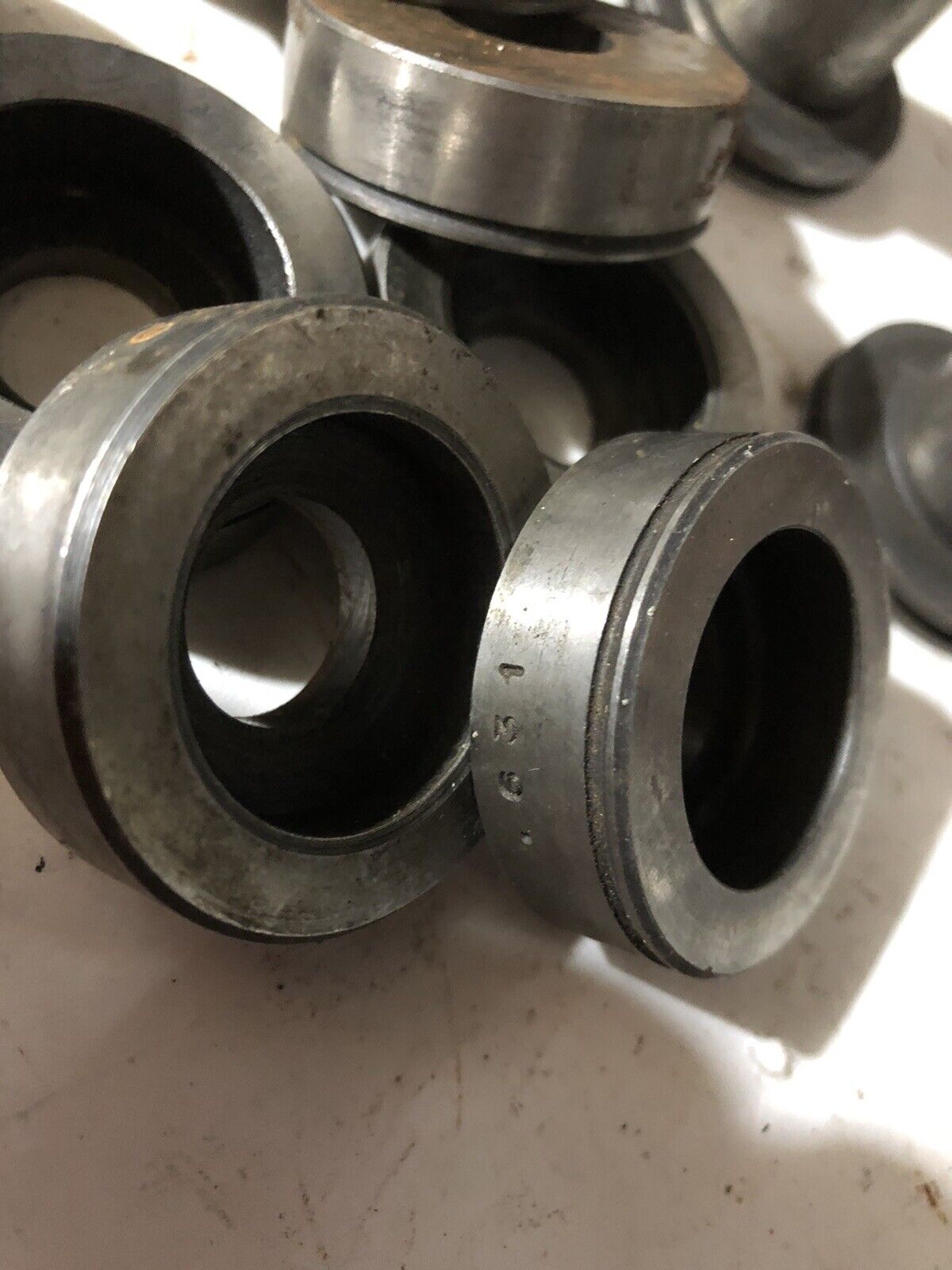 Lot 10 Sets Strippit Round Punches & Dies,625,.6250,0.6250",.631 Punch Die,To