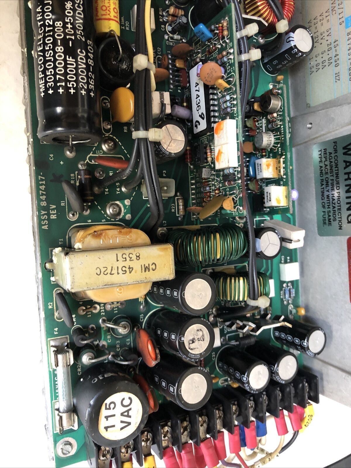 Lh Research Tm34-11Y2y2/115,847457-008,Power Supply,175 W,5/12 Vdc,847417,Ff