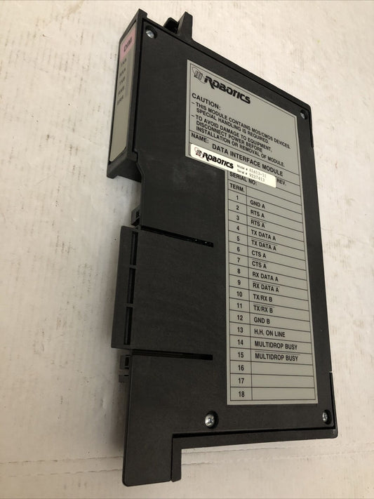 Isi Robotics A5a13-11 Interface Module,Isi Robotics Dim,Ct