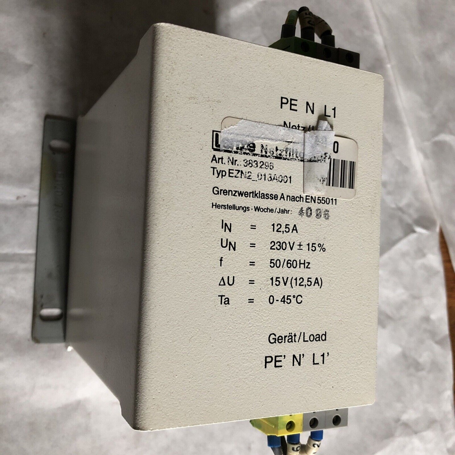 Lenze Ezn2-013A001 ,383296 Pe N L1 Line Filter,Bc