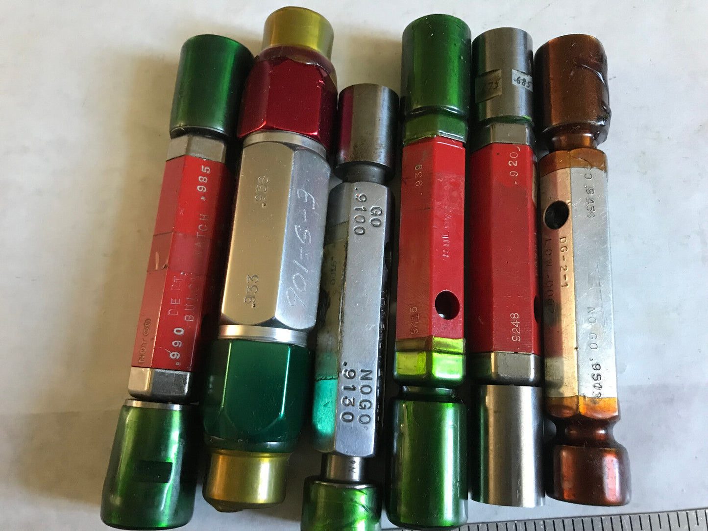 Lot Plug Gage Go Nogo Van Keuren .933,938,990,985,9415,939,9248,920,9100,913,Es