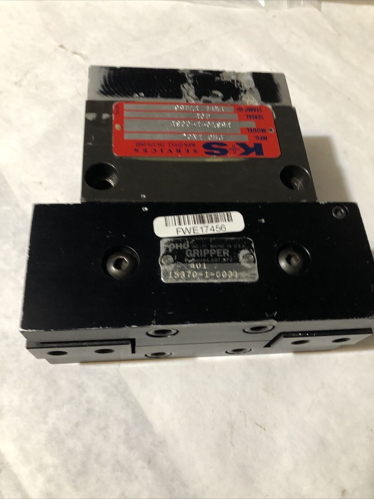 Phd 15370-1-0031 ,Fwel 17456,Phd 401, 4,607,873 Pneumatic Gripper,Bs