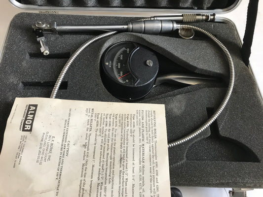 Alnor 4000A Ext 6.7 Pyrocon Portable Temperature Measuring Instrument 0-400,Si