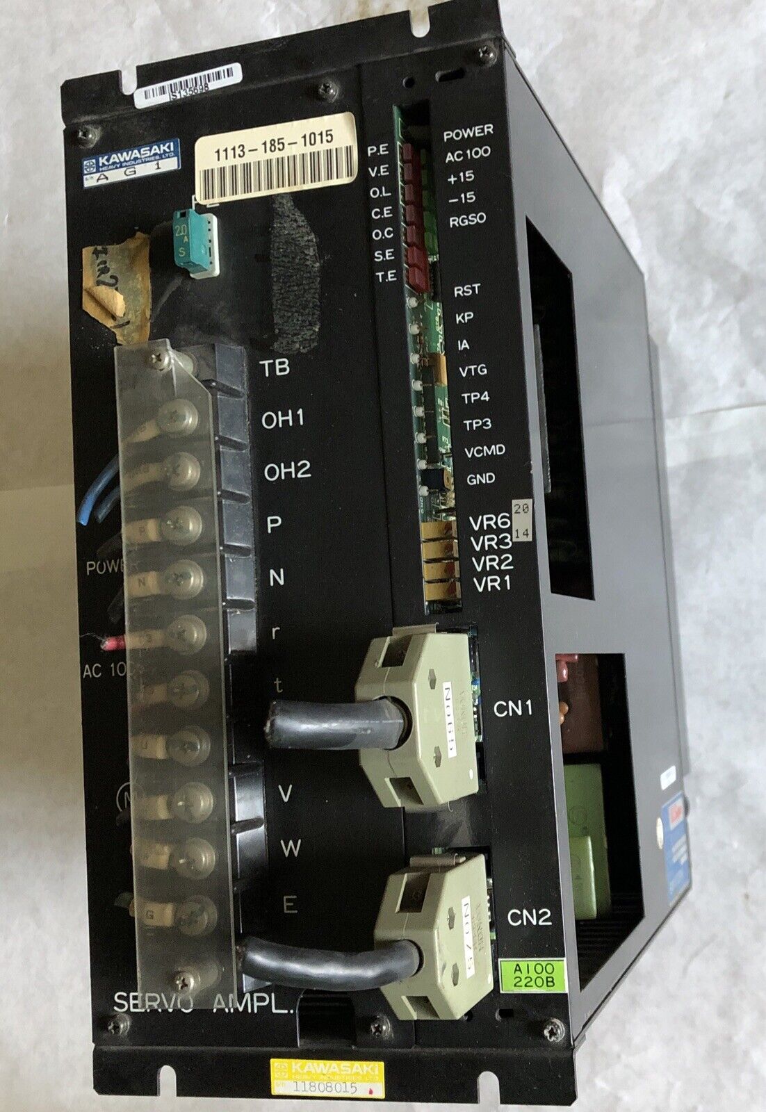 Kawasaki Sanyo Denki 27Ba100fft30c Servo Amplifier Ag1,Bl Super A100,Bg