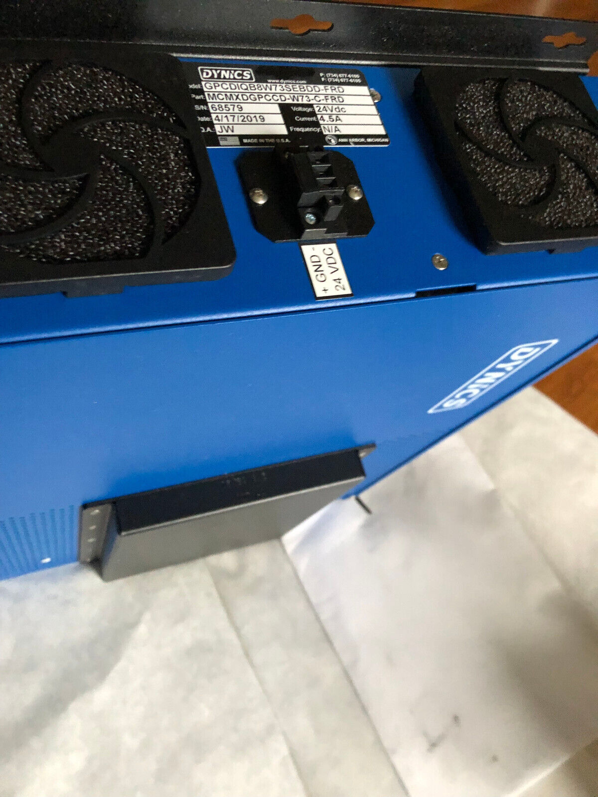 New Dynics Gpcdiqb8w73sebdd-Frd Computer. Mcmxdgpccd-W73-C-Frd,24Vdc 4.5A,Az
