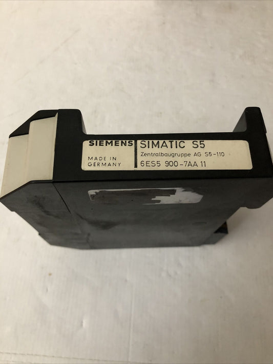 Siemens 6Es5 900-7Aa11  Cpu Module Simatic S5  Siemens  S5-110,Cu