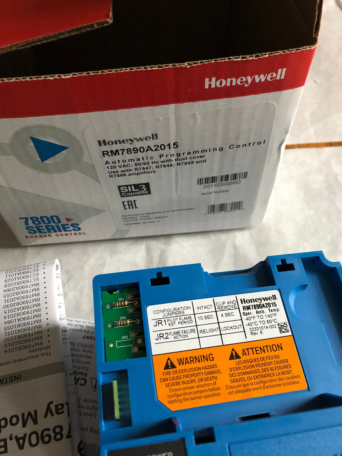 New Honeywell Rm7890a2015,Rm7890a2015,Rm7890a2015 Burner Controller Relay,Aa