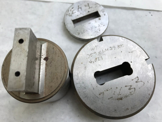 Wilson Wt .359"X1.439" Rectangle Thick Turret Punch Die,Tf