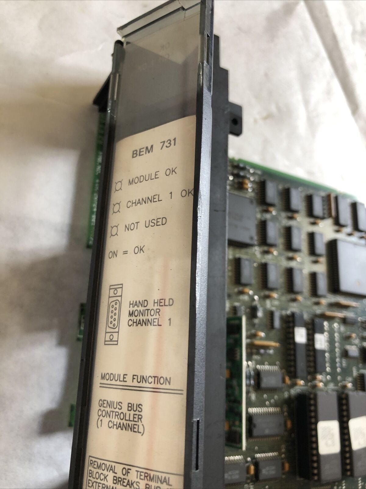 Ge 44A729723-G01,44A729724-001,Fanuc Ic697bem731p Bus Controller Module,Sn,Br