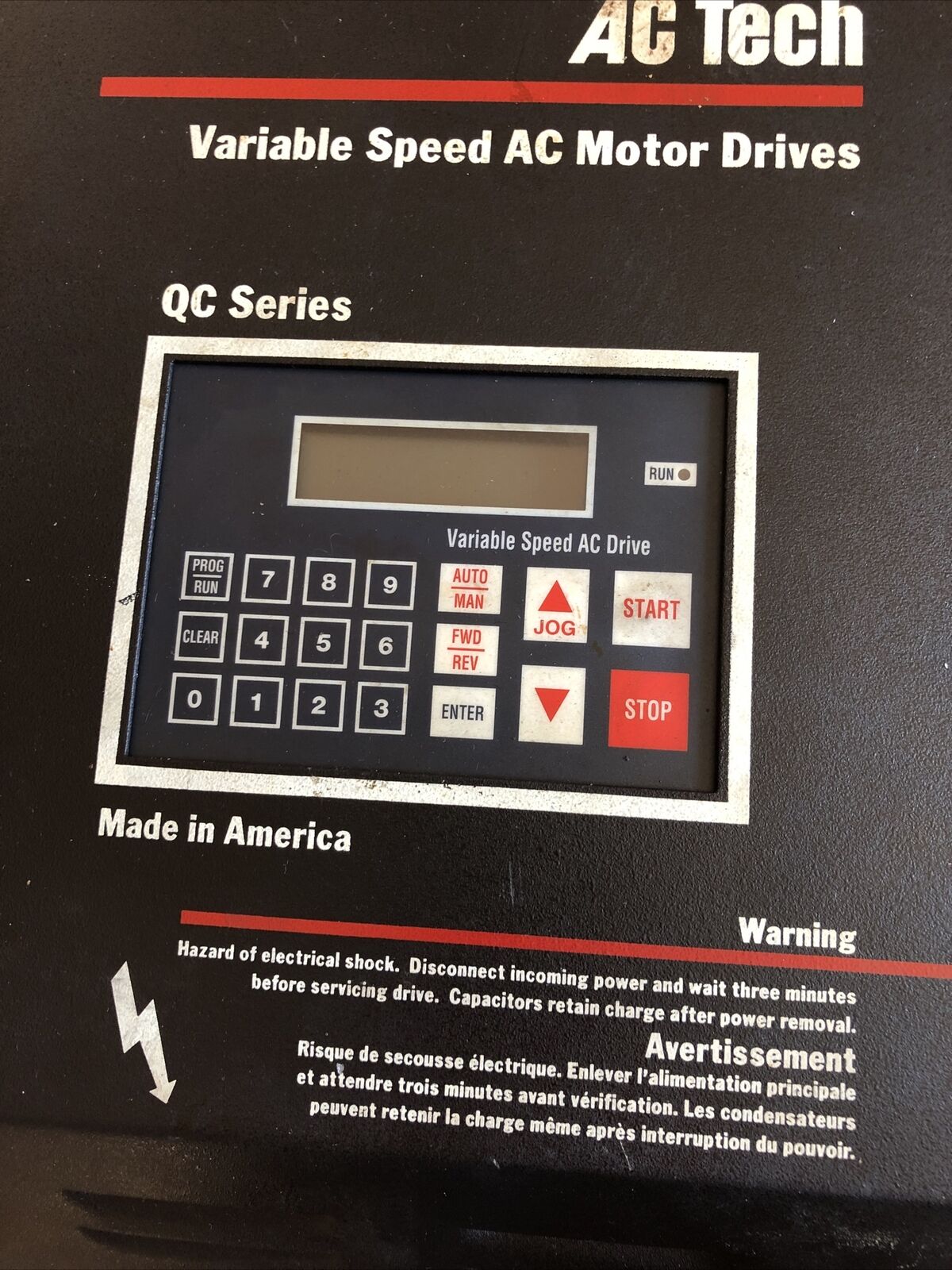 Ac Tech Q14015a Variable Speed Ac Motor Drive,15 Hp,Bc
