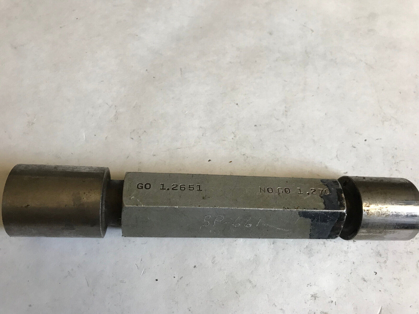 The Pipe Machinery Go No Go Plug Gage,1.2651,1.270,Et