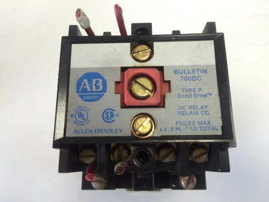 Allen Bradley 700Dc-P400z24 A,700Dc Control Relay 24V Coil Type P, Eb