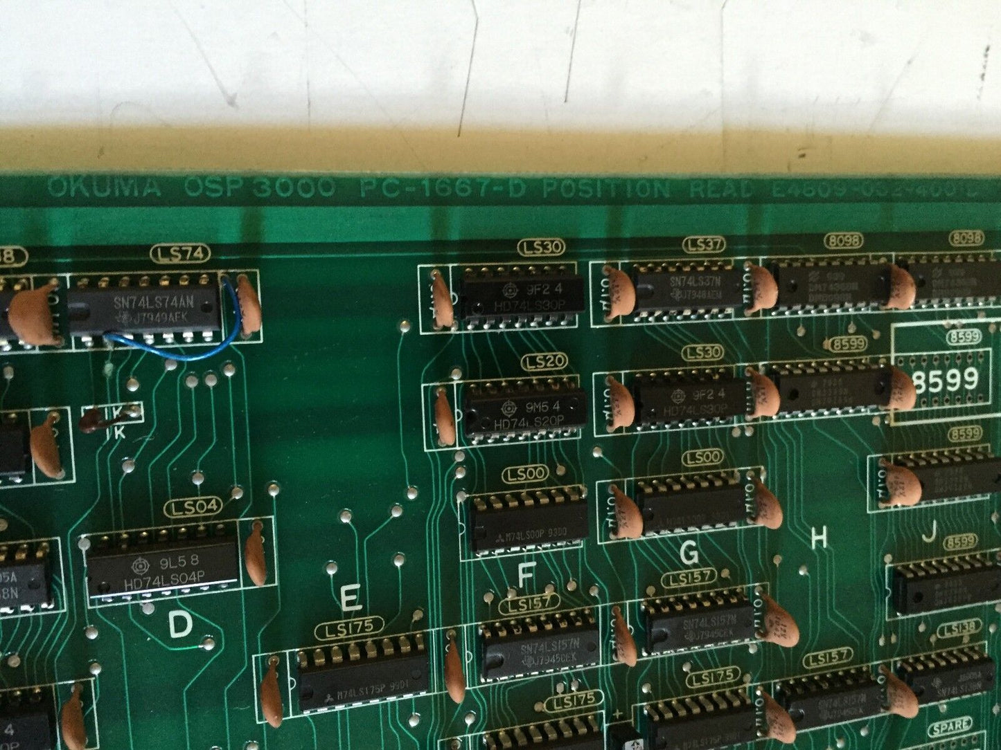 Okuma Osp3000 Pc-1667-D Position Read E-4809-032-400-D Control Board,Bs