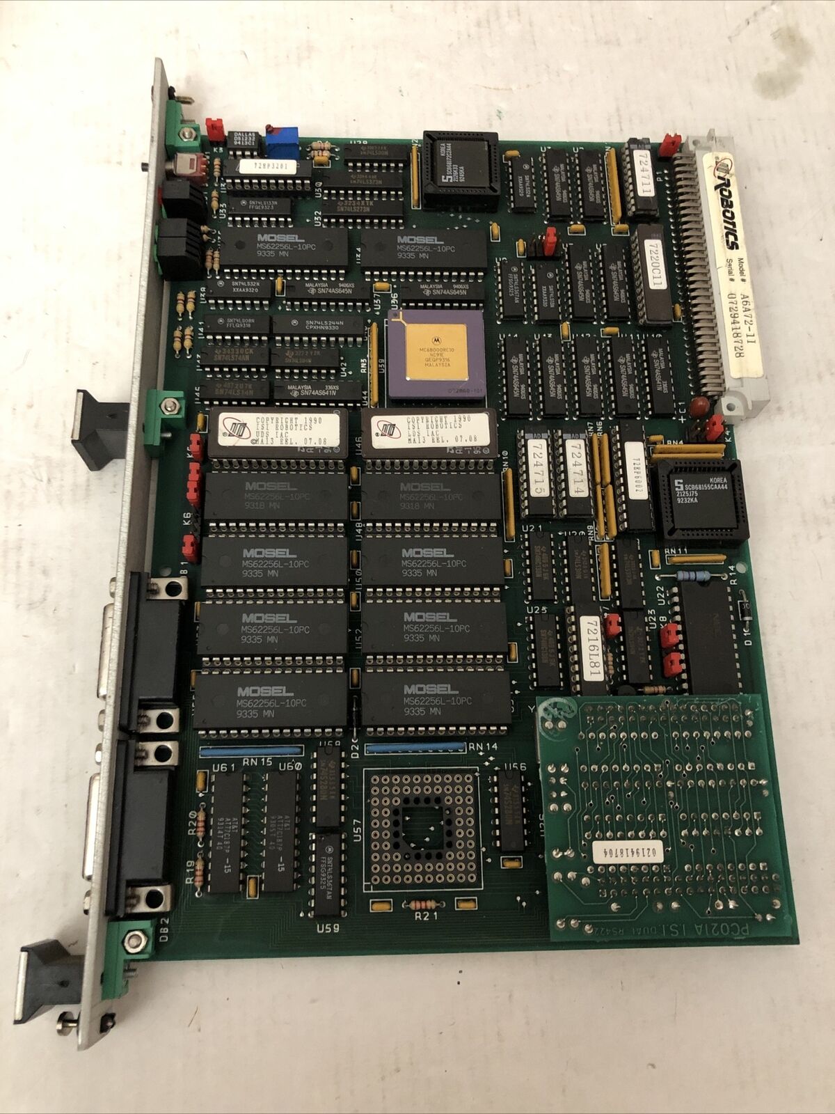 Isi Pc072c,Isi Iac 8000,Robotics A6a72-1I,Pc021a Norgren  Module,Cz