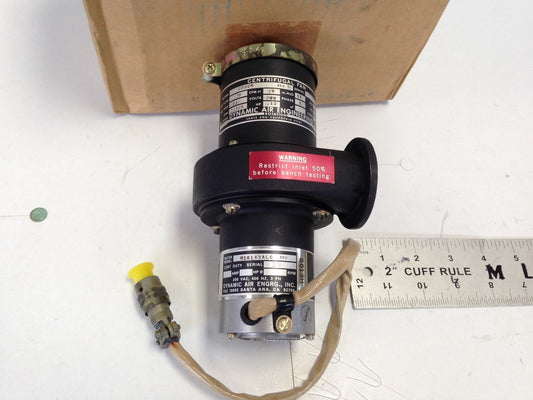 New Dynamic Air M16143alc Aircraft Centrifugal Fan G050m,20 Cfm,200 Vac,C050m,Dl
