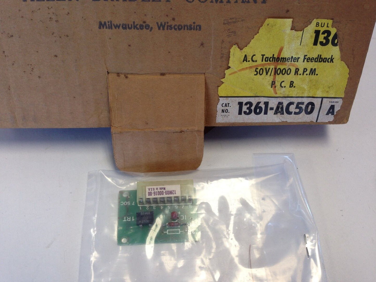 New Allen Bradley 1361-Ac50 A,11S01-00184-00 Ecs-120 12M09-00016-00,Dc