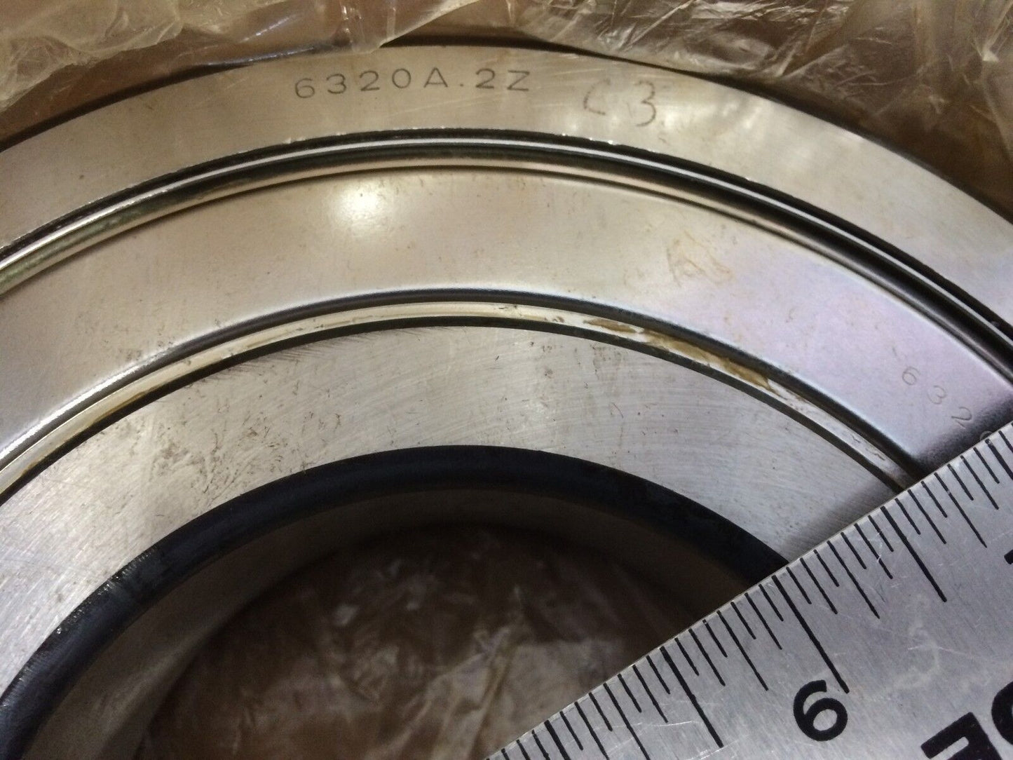 New Fag 6320Zr,6320A.2Z C3 Roller Bearing, 100Mm X 215Mm X 47Mm,6320A 2Z,Th