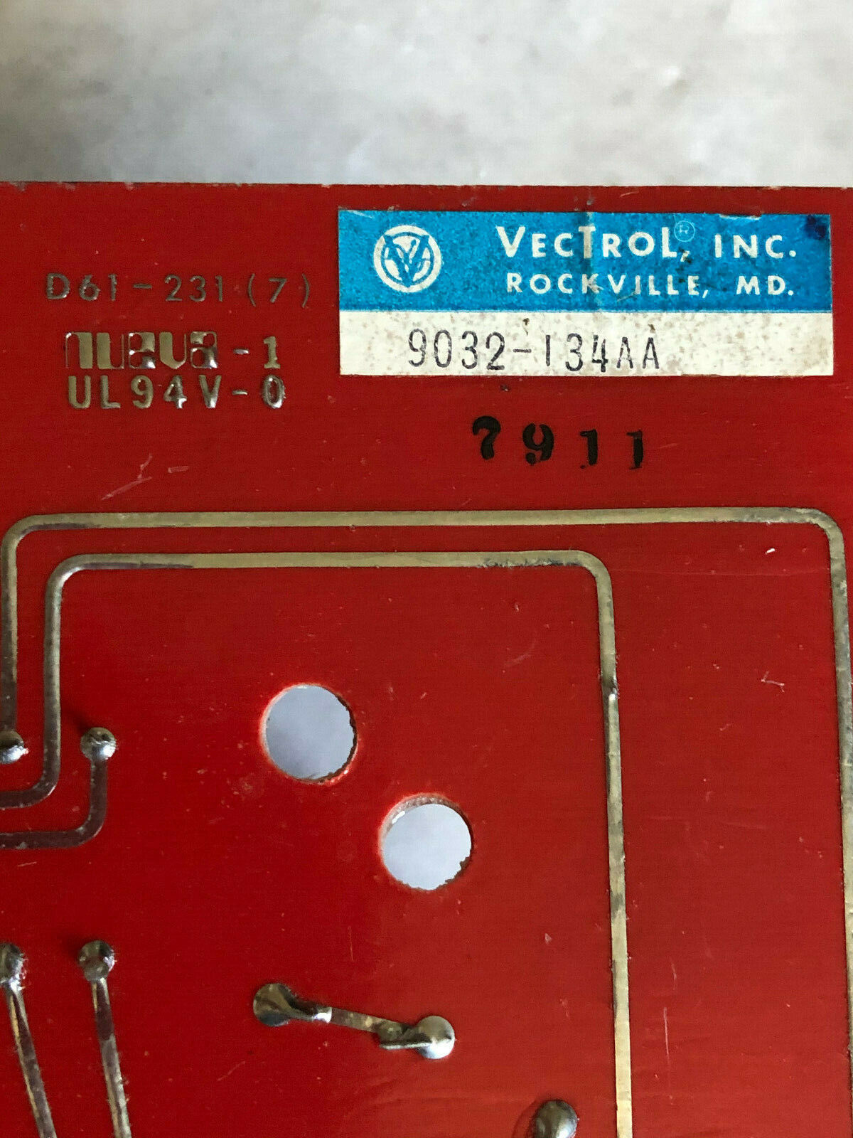 Vectrol 9032-134Aa Scr Drive Control Board  ,D61-231 (7),Tf