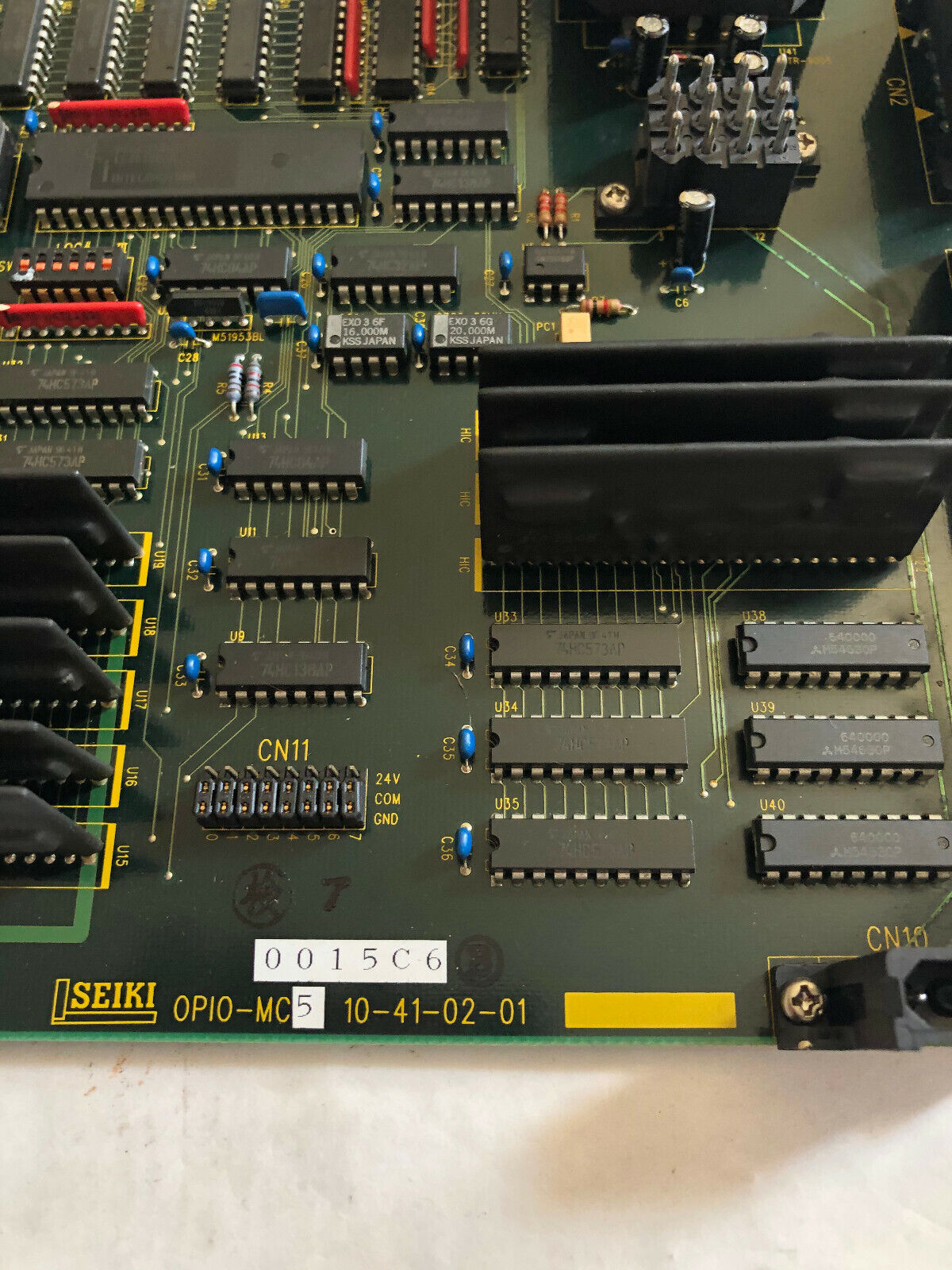 Seiki Opio-Mc5 10-41-02-01, Seiki 0P10-Mc5,10-41-02-01 Operator Face Board,Bj