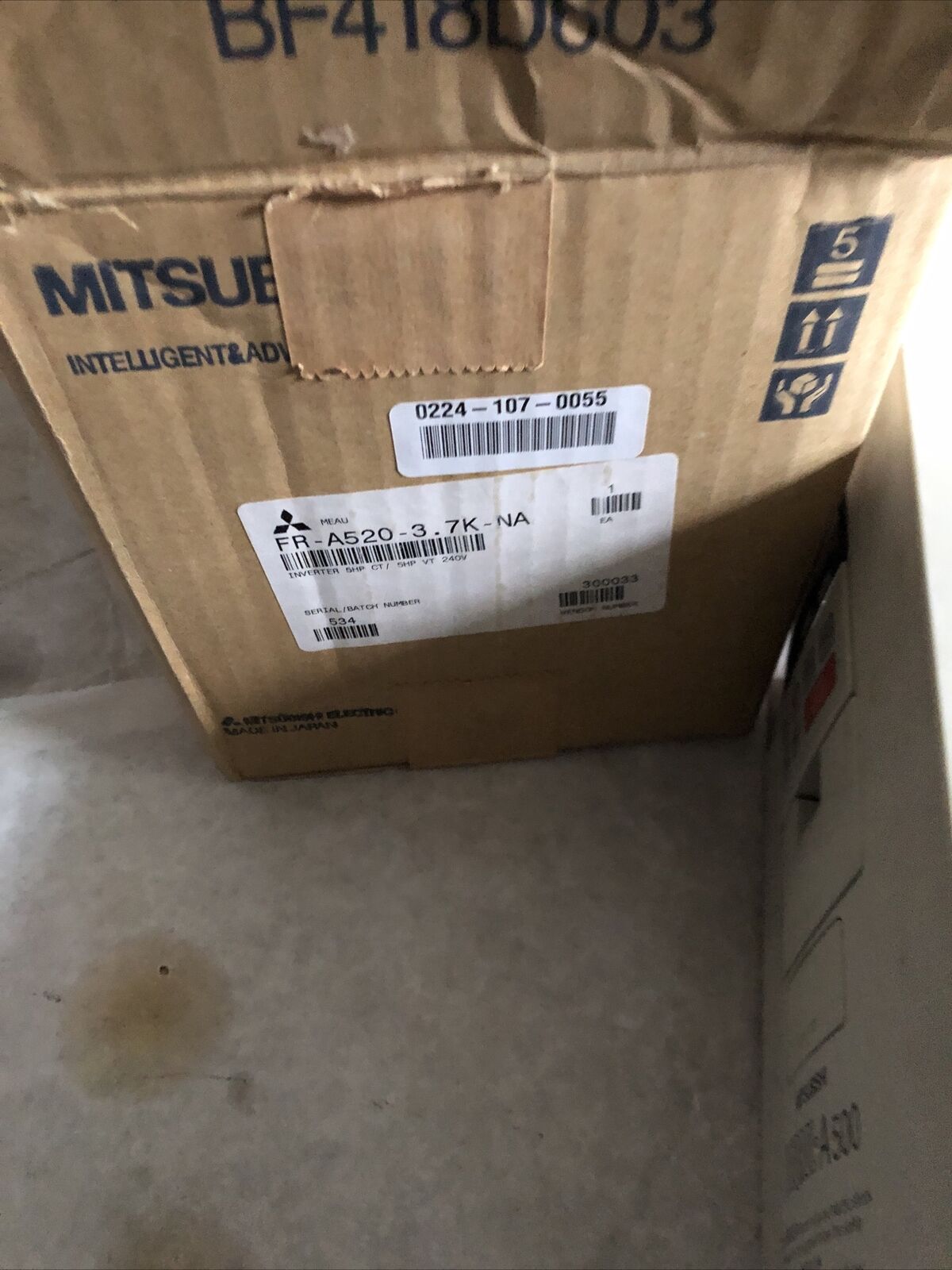 Mitsubishi Fr-A520-3.7K,Mitsubishi Freqrol A500, Mitsubishi Fr-A520-3.7K-Na,Di