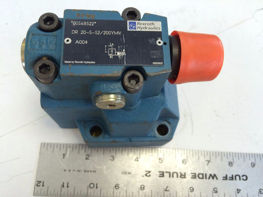 New Rexroth Dr 20-5-52/200Ymv A004 Hydraulic Valve 00568522  A004,Ap