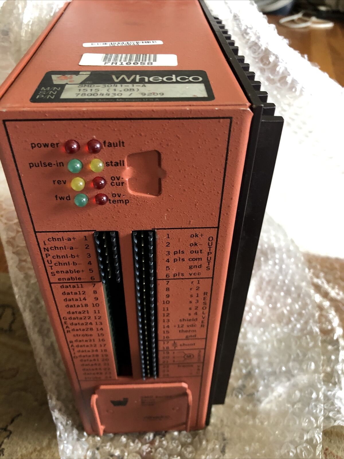 Whedco Smd-3041-1-A Servo Drive,Whedco 78004430,Ba