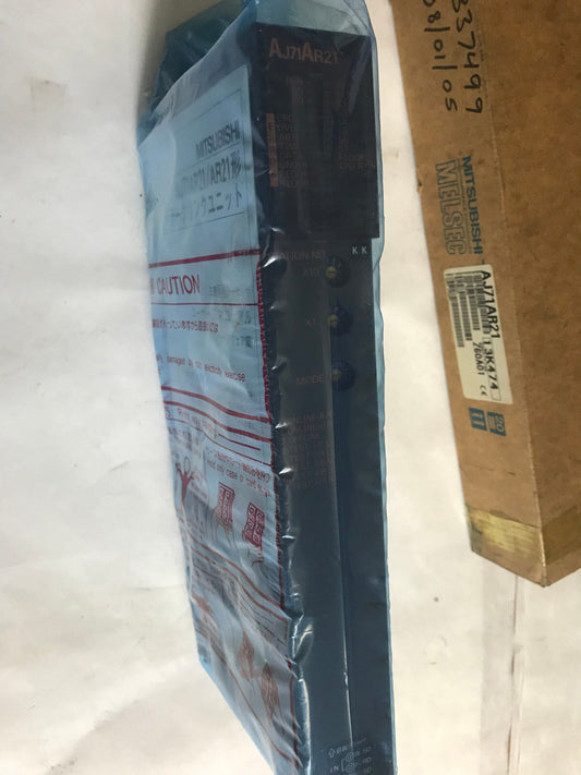 New Mitsubishi Aj71ar21 Melsec Plc Coax Link Master Module ,Er,Db