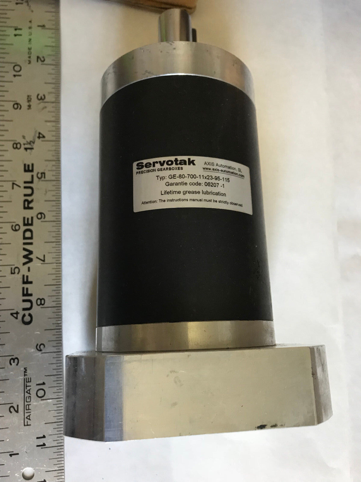 New Axis Servotak Ge-80-700-11X23-95-115,06207-1 Servo Precision Gear Head,Ae