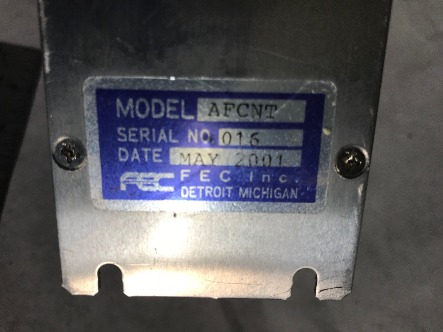 New Fec Afcnt Network Plc Spindle Control 20232-1 Ford Wep,Eo