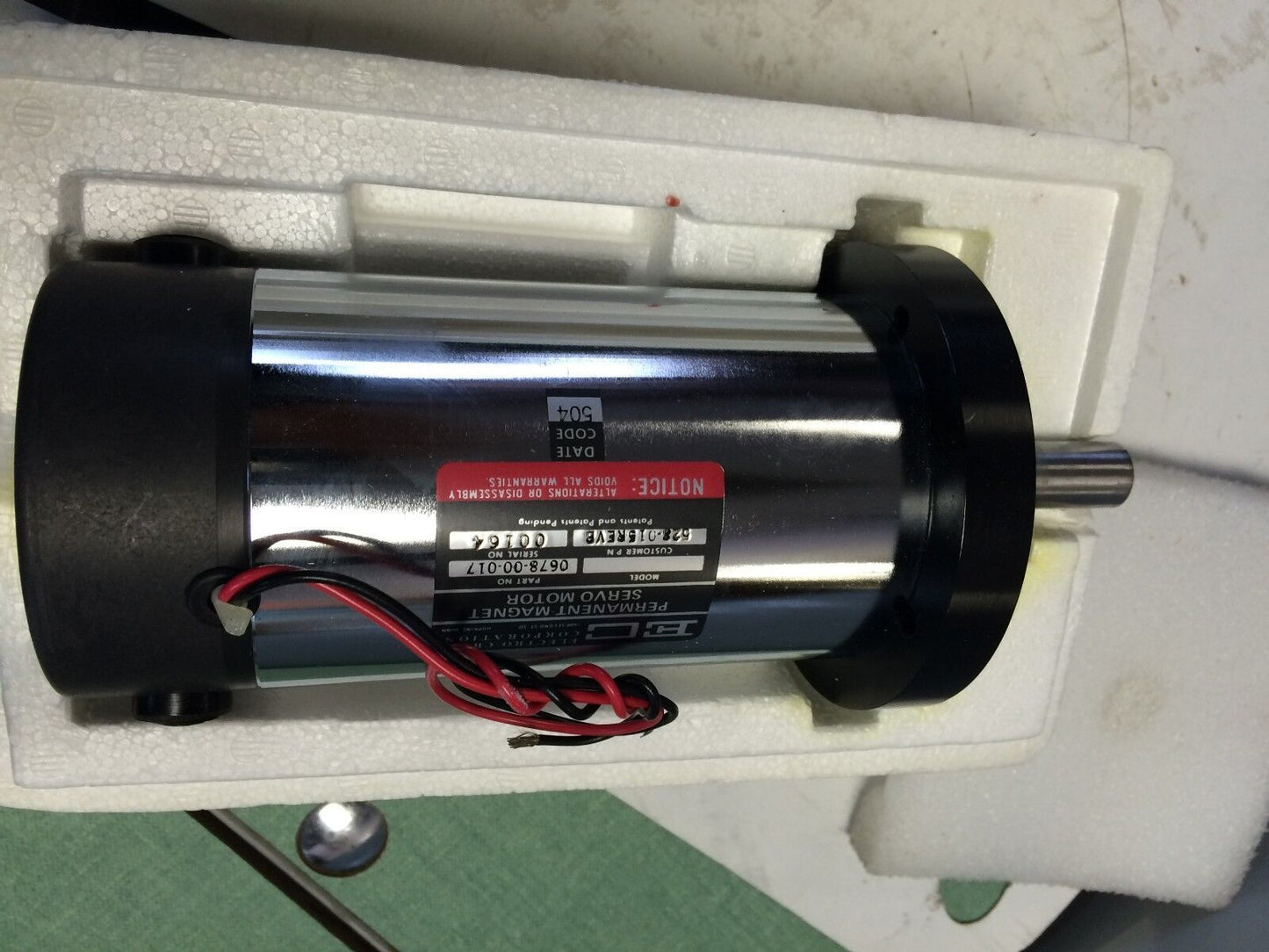 New Electro Craft 528-015Revb Permanent Magnet Servo Motor 0678-00-017 Ec,Bw,Bp