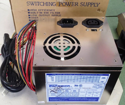 New Topower Computer Top230ubs Switching Power Supply,115/230 Vac,Fj