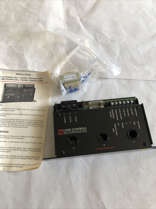 New Load Controls Inc. 460V 10A 0-10V Ph-3A Power Cell With 241-4-2371,Dg
