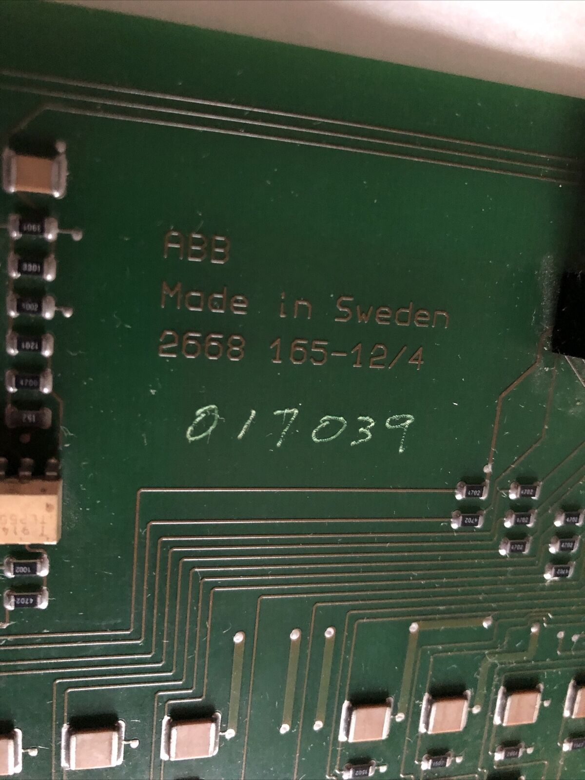 Abb Dsqc-228,Yb 560103-Bl/2 ,2558 165-12/4 Board Dsqc-228,Fb