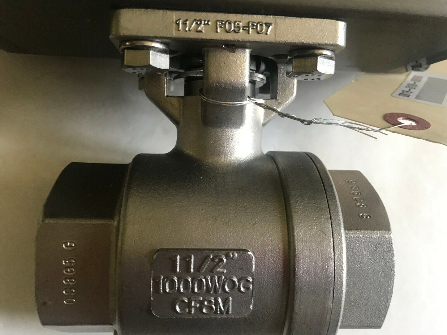 Valworx 530185 Ap085 Air Actuator, 1 1/2 F05-F07,1-1/2" 1000Wog Cf8m,529102A,Sk
