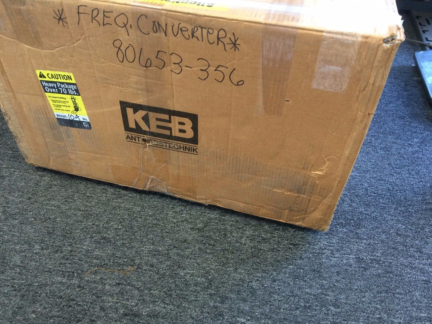 New Keb 21 F4 Cok-3420/2 2 Combivert F4 D-32677,21 F4 C0k-3420/2 2,62Kva,45Kw,Av
